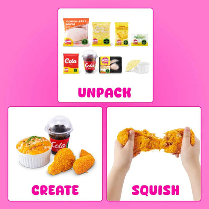 ZURU Slime Mart Make Your Own Realistic Slime Food Shopping Basket Playset