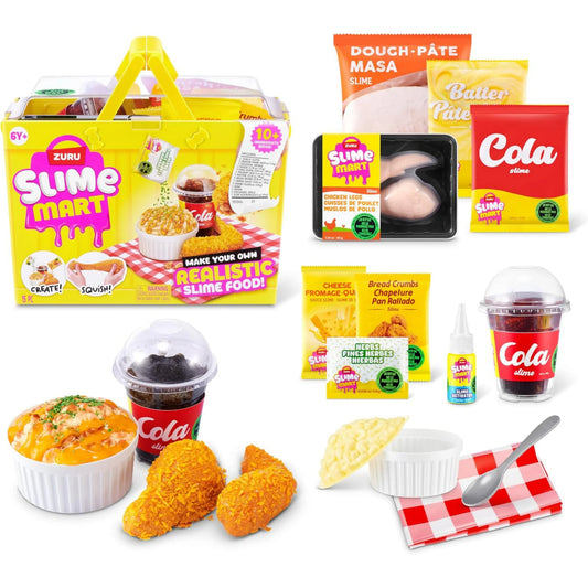 ZURU Slime Mart Make Your Own Realistic Slime Food Shopping Basket Playset