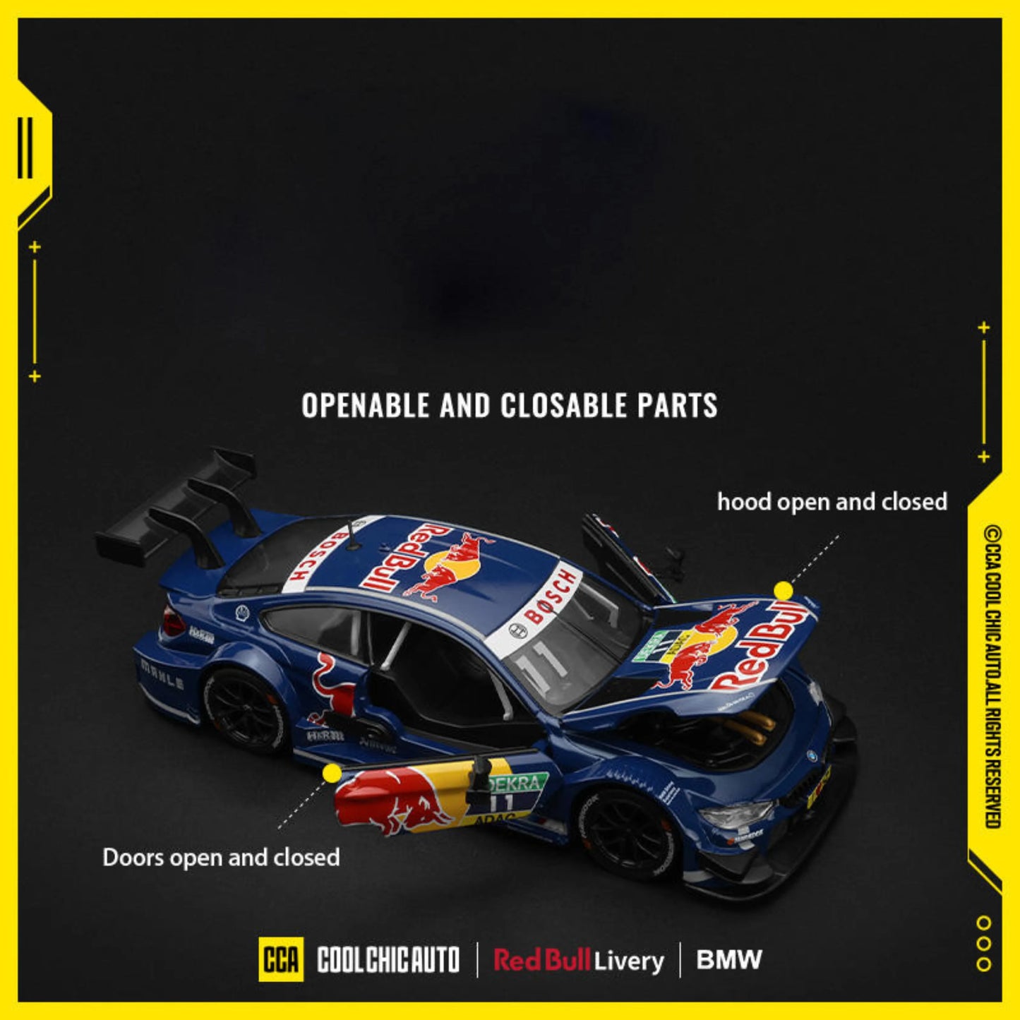 CCA 1:24 Scale BMW M4 DTM Diecast Model Car
