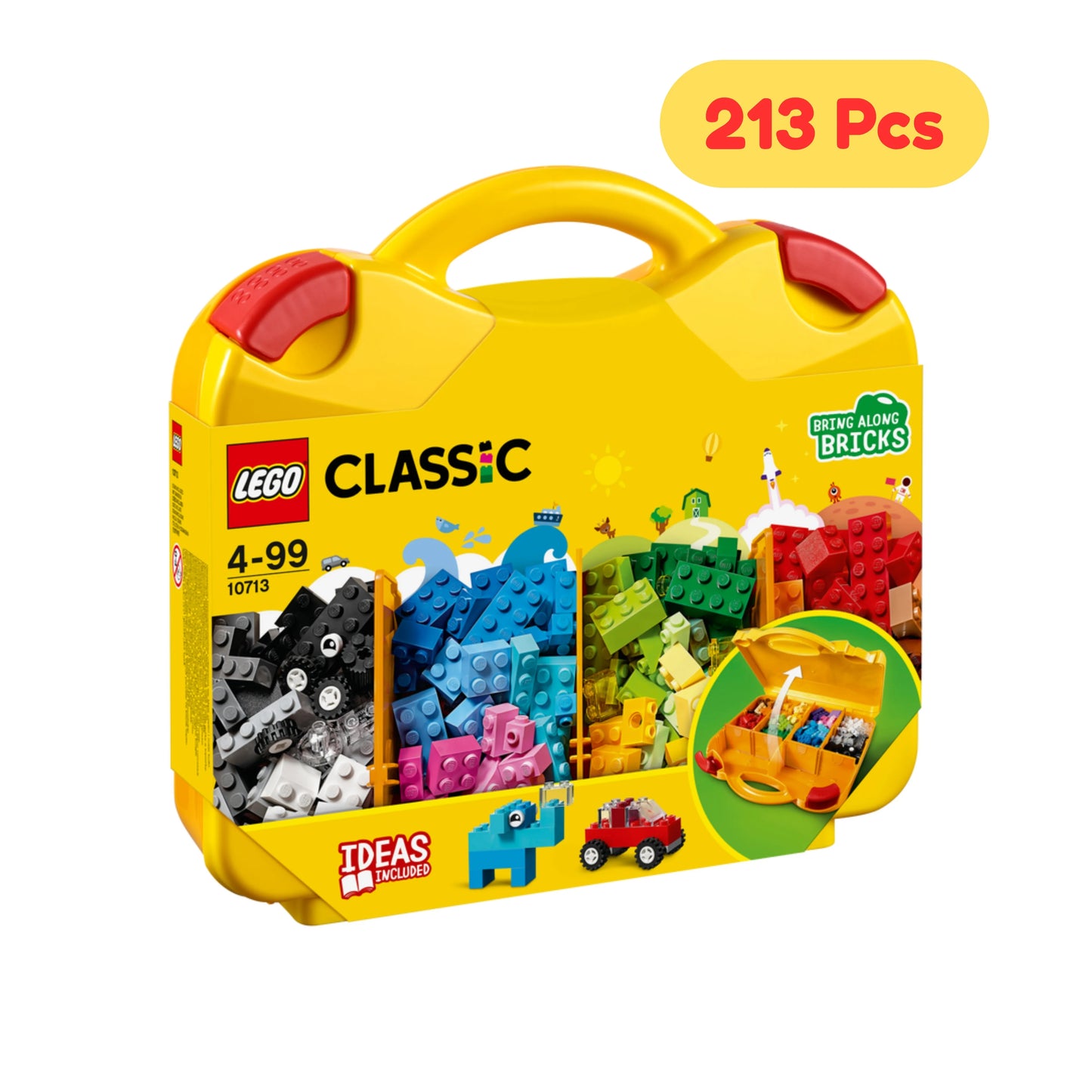 Lego 10713 Classic Creative Suitcase (213Pcs)