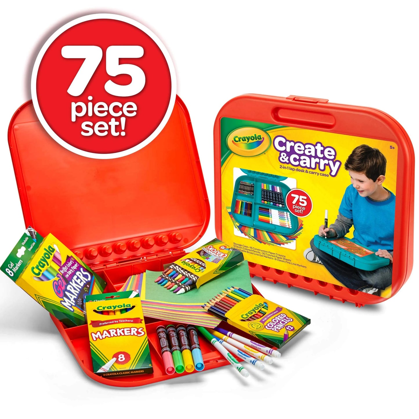 Crayola Create &amp; Carry 2-in-1 Lap Desk & Art Set