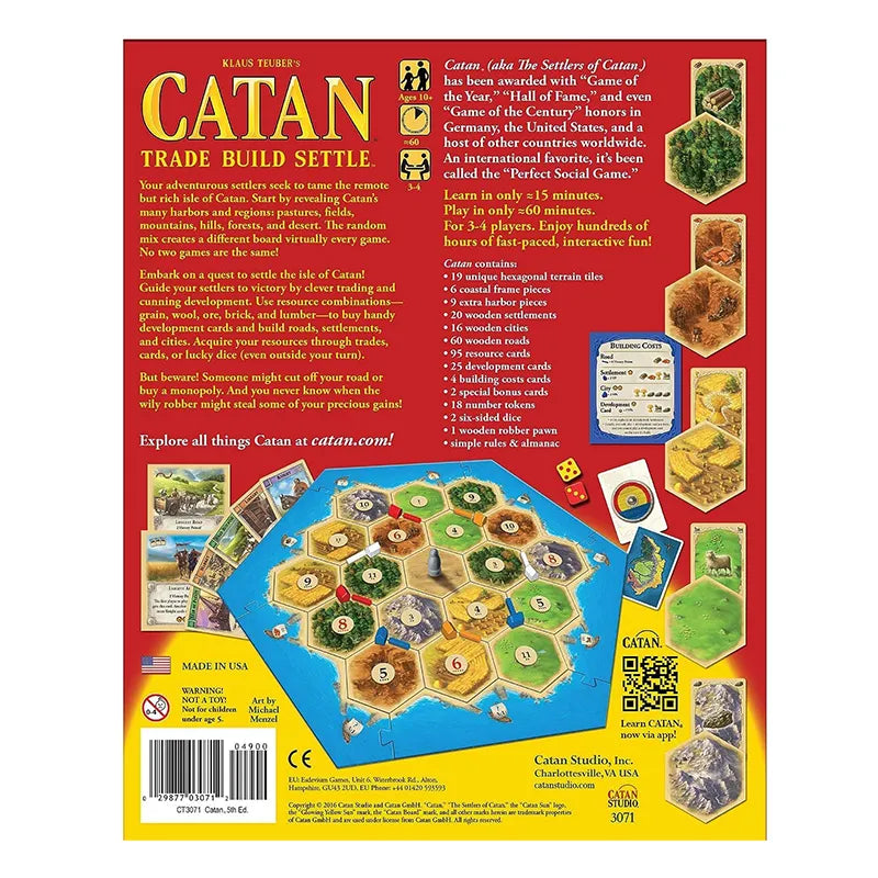 Catan Trade Build Settle — The Ultimate Strategy Board Game