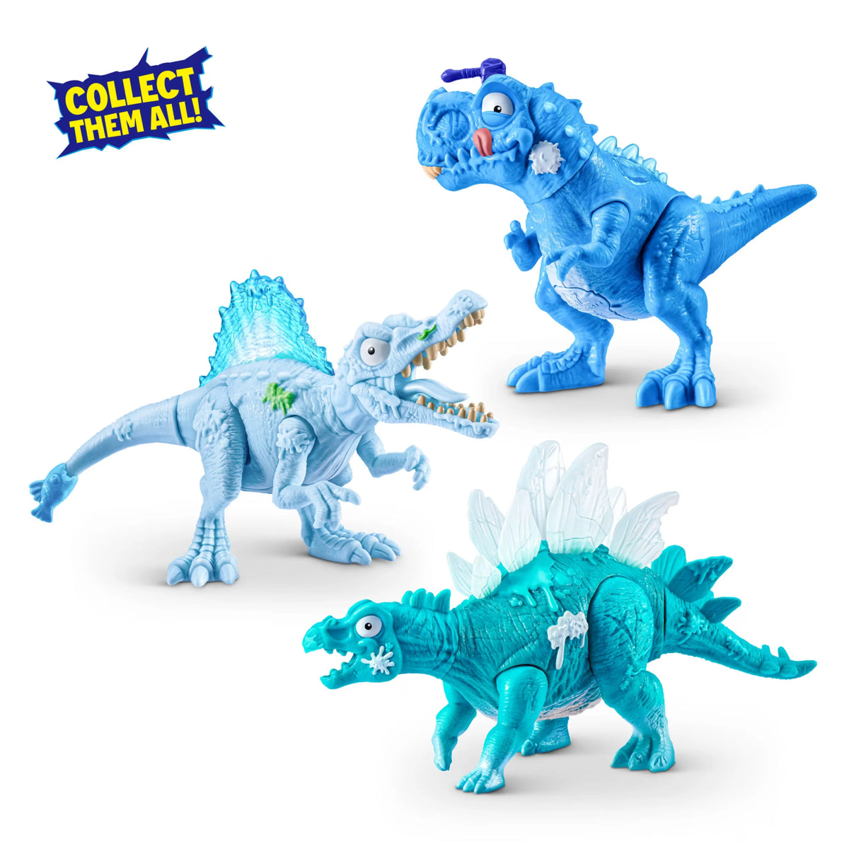 ZURU Smashers Mini Jurassic Light Up Ice Age Dino Mystery Egg with Slime & Compound