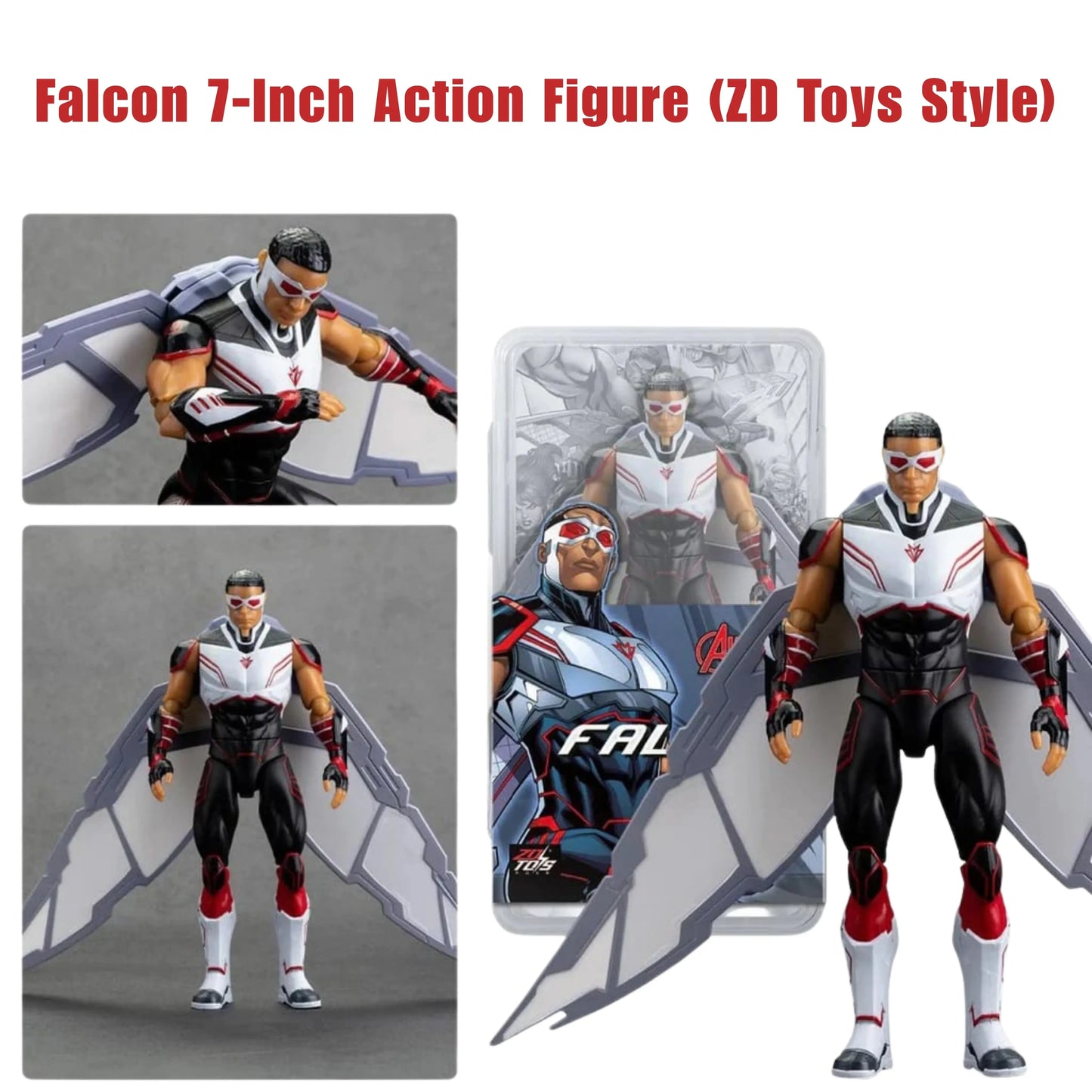 Falcon 7-Inch Action Figure (ZD Toys Style)