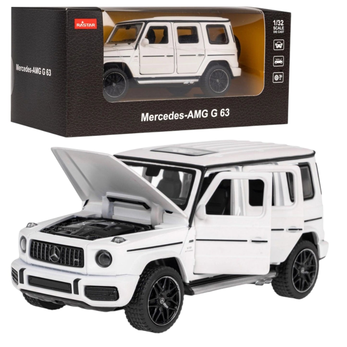 Rastar 1/32 Scale Mercedes-AMG G 63 Die-Cast Metal Car