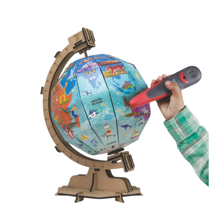GoDiscover Smart DIY Glode Continents & Oceans