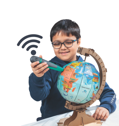 GoDiscover Smart DIY Glode Continents & Oceans