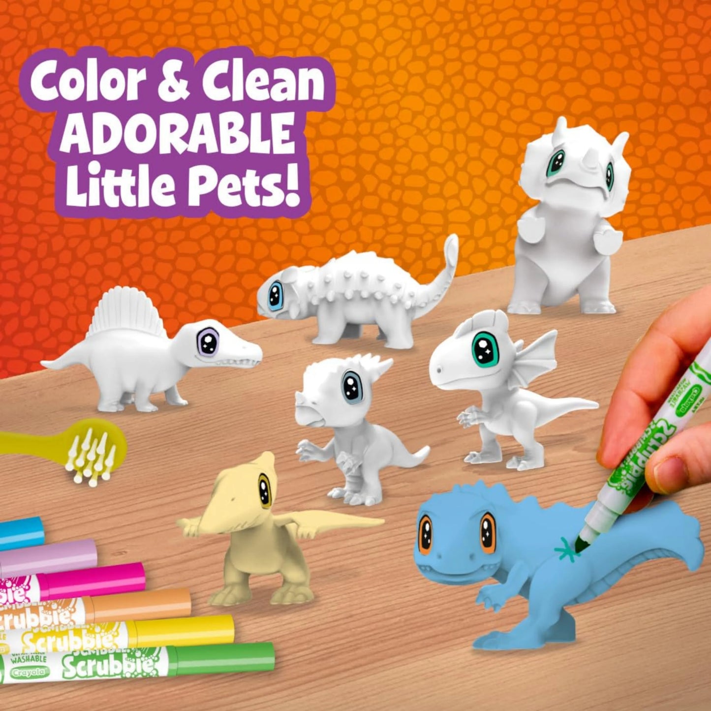 Crayola Scribble Scrubbie Dinosaur Glow Pack