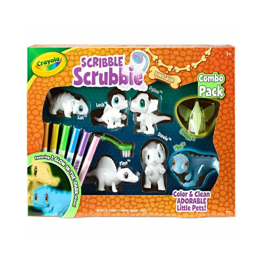 Crayola Scribble Scrubbie Dinosaur Glow Pack