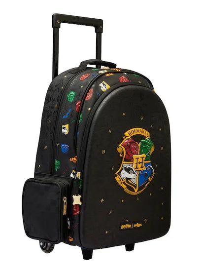 Smiggle Kids 2-in-1 Rolling Trolley Bag & School Backpack