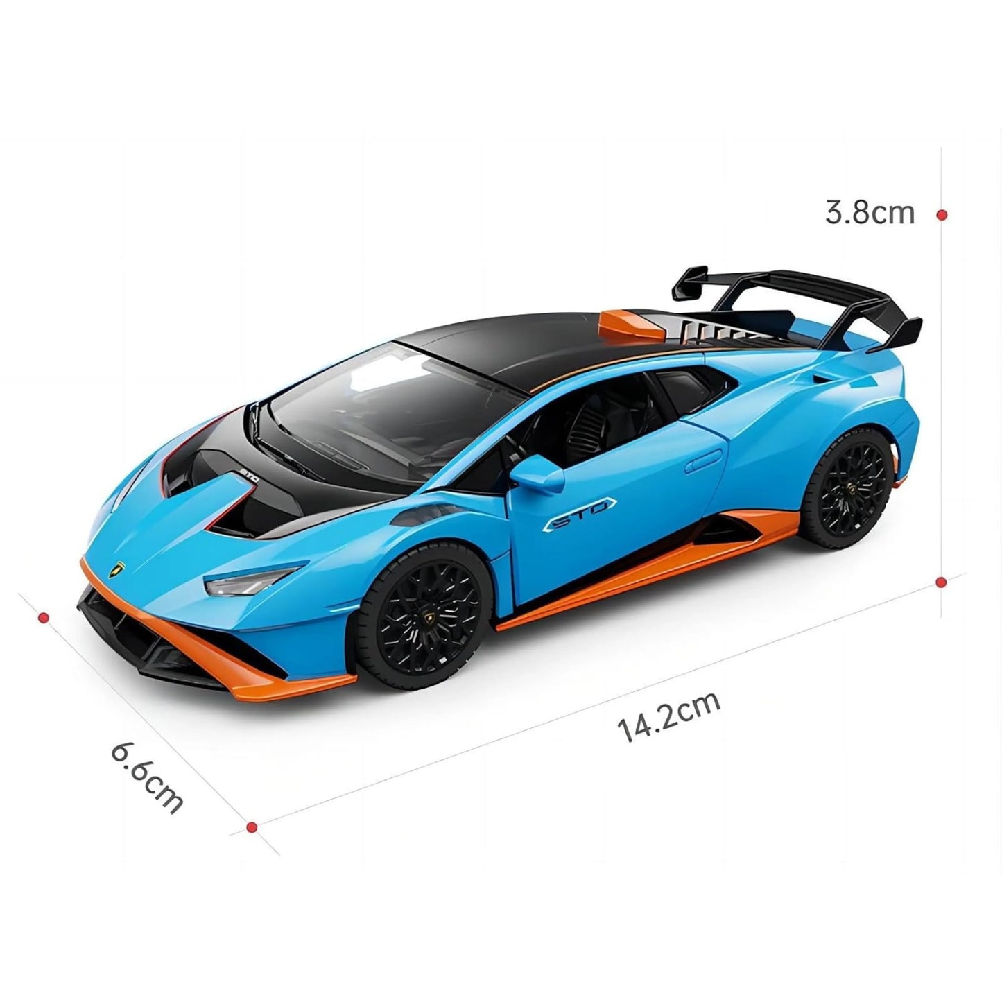 Rastar 1/32 Scale Lamborghini Huracán STO Die-Cast Metal Toy Car