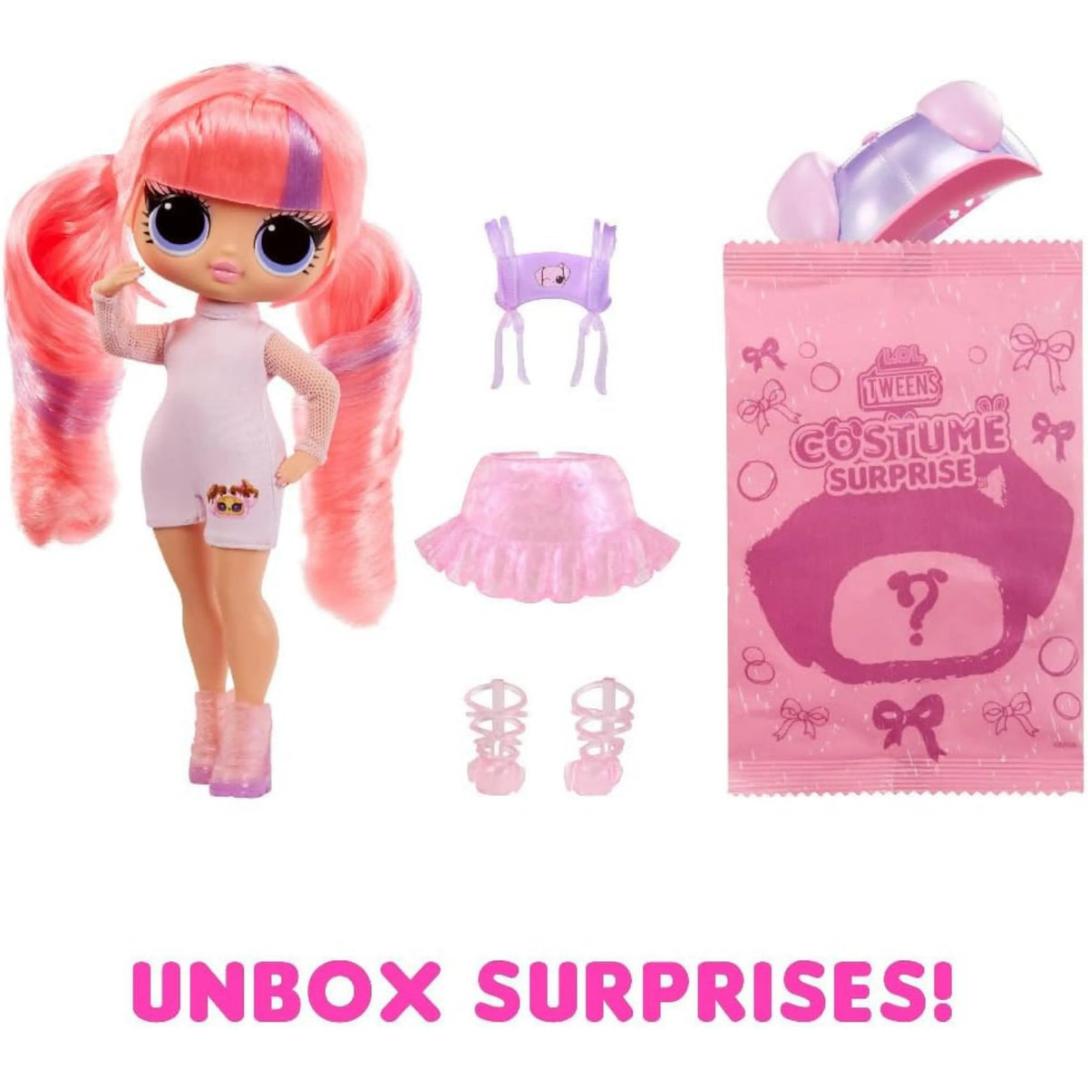 L.O.L. Surprise! Tweens Costume Surprise Ali Dance Fashion Doll with Inflatable Puppy Pet Costume
