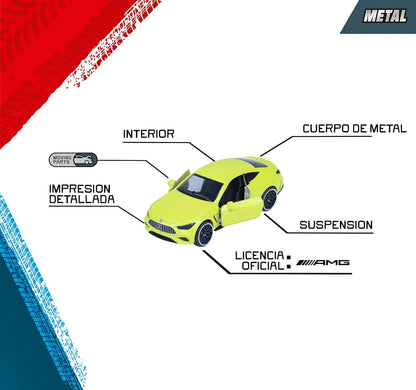 Majorette 5-Pack Diecast Cars: Mercedes-AMG Gift Pack