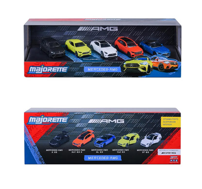Majorette 5-Pack Diecast Cars: Mercedes-AMG Gift Pack
