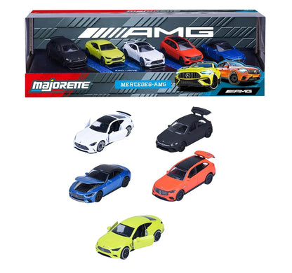 Majorette 5-Pack Diecast Cars: Mercedes-AMG Gift Pack