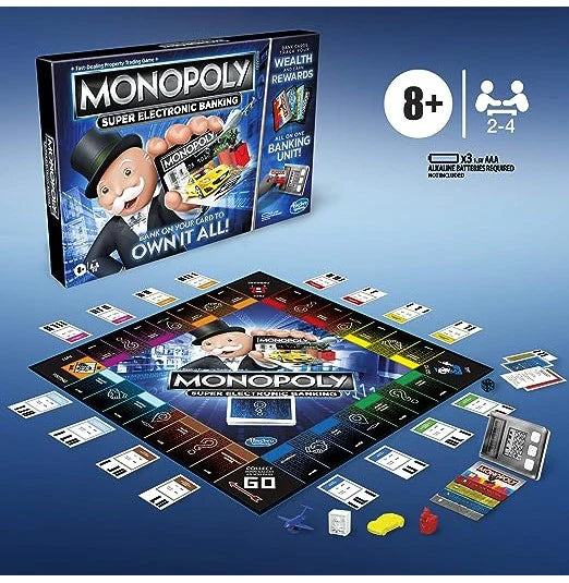 Monopoly Super Electronic Banking: Fast-Paced Fun with Cashless Gameplay