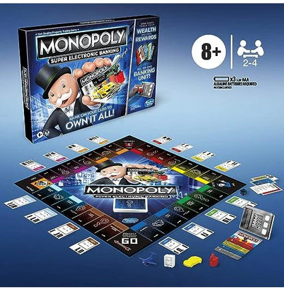 Monopoly Super Electronic Banking: Fast-Paced Fun with Cashless Gameplay