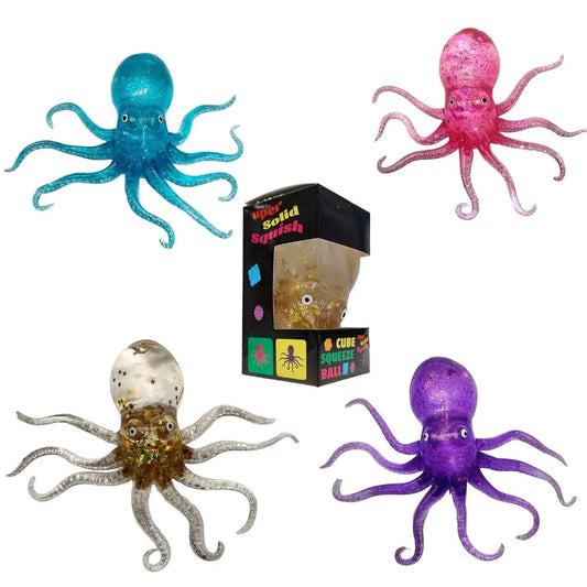 Super Solid Squish Octopus Fidget Toy (1 Pcs)