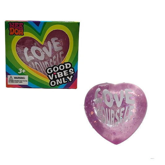 NeeDoh Heart Shaped Fidget Toy (1 Pcs)