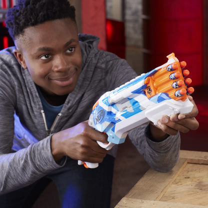 Nerf N-Strike Elite Rough Cut 2x4 Battle Camo Series Dart Blaster, 16 Battle Camo Series Darts, Slam Fire, 8Y+