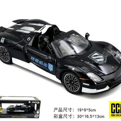 CCA 1:24 Scale Porsche 918 Spyder Diecast Model Car
