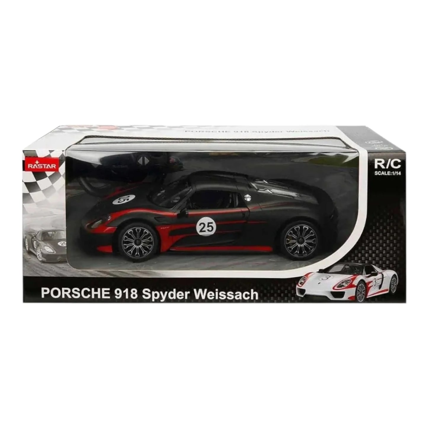 RASTAR 1/14 R/C Porsche 918 Spyder Weissach Remote Control Car