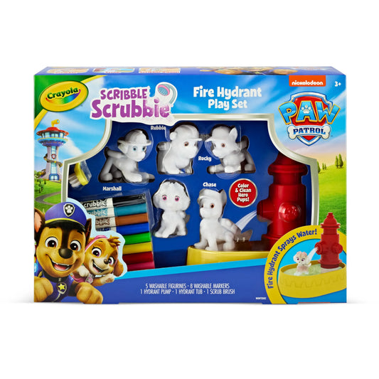 Crayola Scribble Scrubbie PAW Patrol Fire Hydrant Play Set