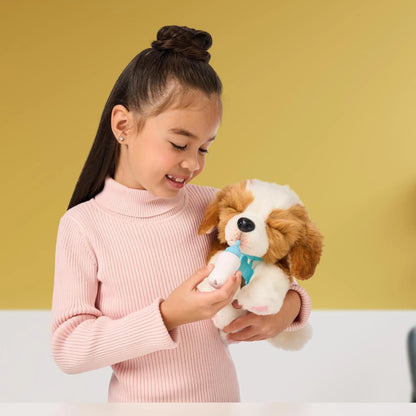 Little Live Pets My Really Real Puppy Patches The Beagle Interactive Plush Dog with 2-in-1 Carrier Bed