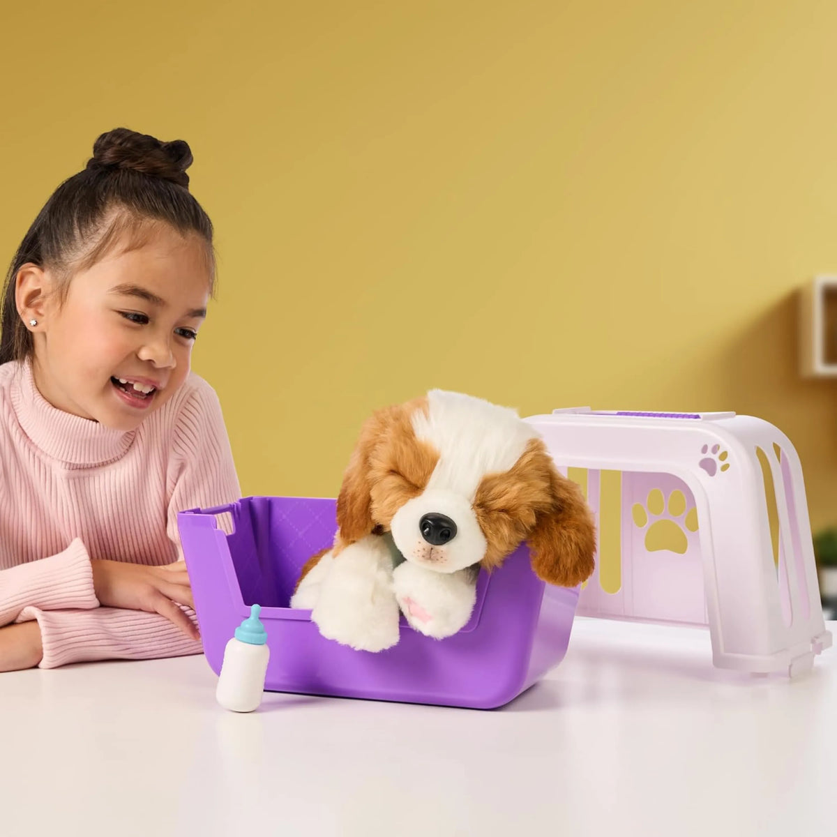 Little Live Pets My Really Real Puppy Patches The Beagle Interactive Plush Dog with 2-in-1 Carrier Bed