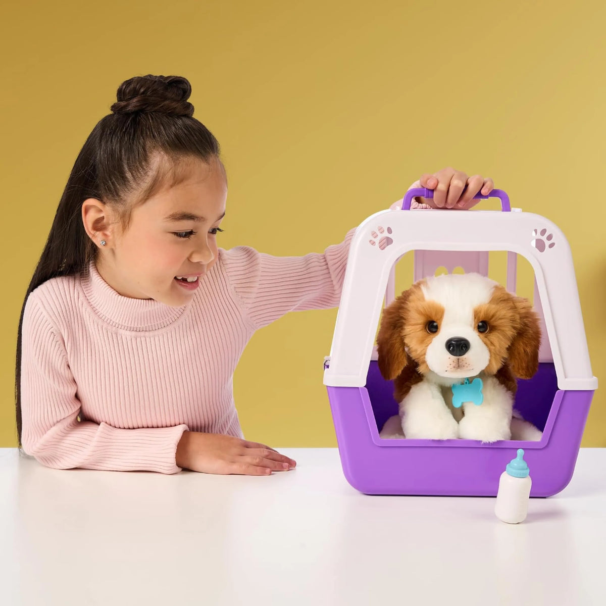 Little Live Pets My Really Real Puppy Patches The Beagle Interactive Plush Dog with 2-in-1 Carrier Bed