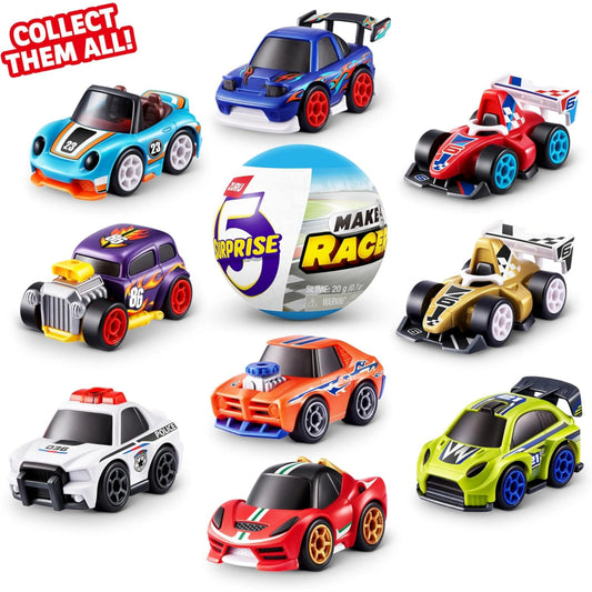 ZURU 5 Surprise: Make-A-Racer – Mystery Build & Race Set