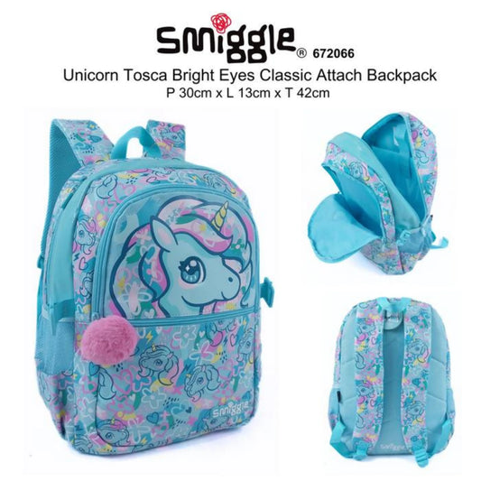 Smiggle Unicorn Tosca Bright Eyes Classic Backpack