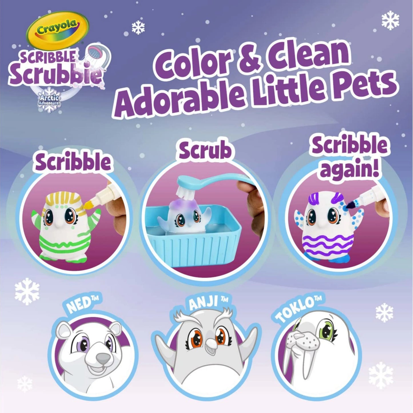 Crayola Scribble Scrubbie Arctic Adventure Snow Explorer