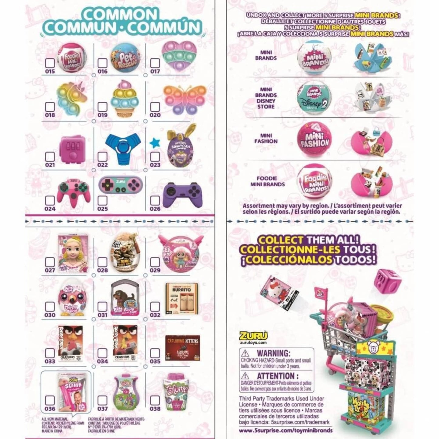 ZURU Toy Mini Brands: Series 3 – Mystery Collectible Set