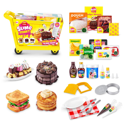 ZURU Slime Mart Make Your Own Realistic Slime Food Deluxe Shopping Cart Playset