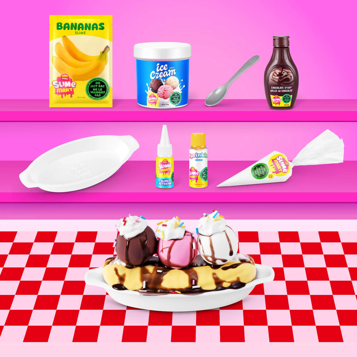ZURU Slime Mart Make Your Own Realistic Slime Food Deluxe Shopping Cart Playset
