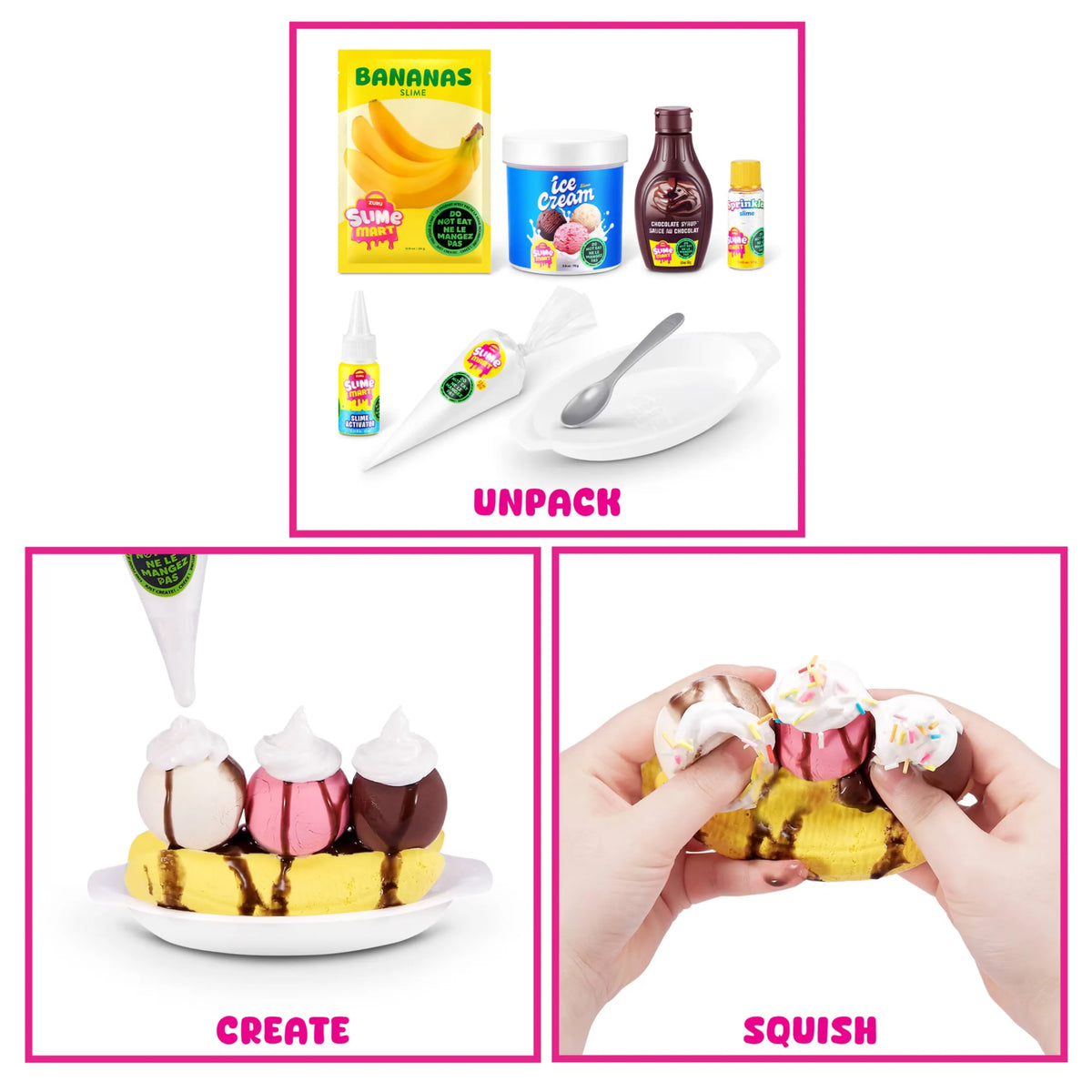 ZURU Slime Mart Make Your Own Realistic Slime Food Deluxe Shopping Cart Playset