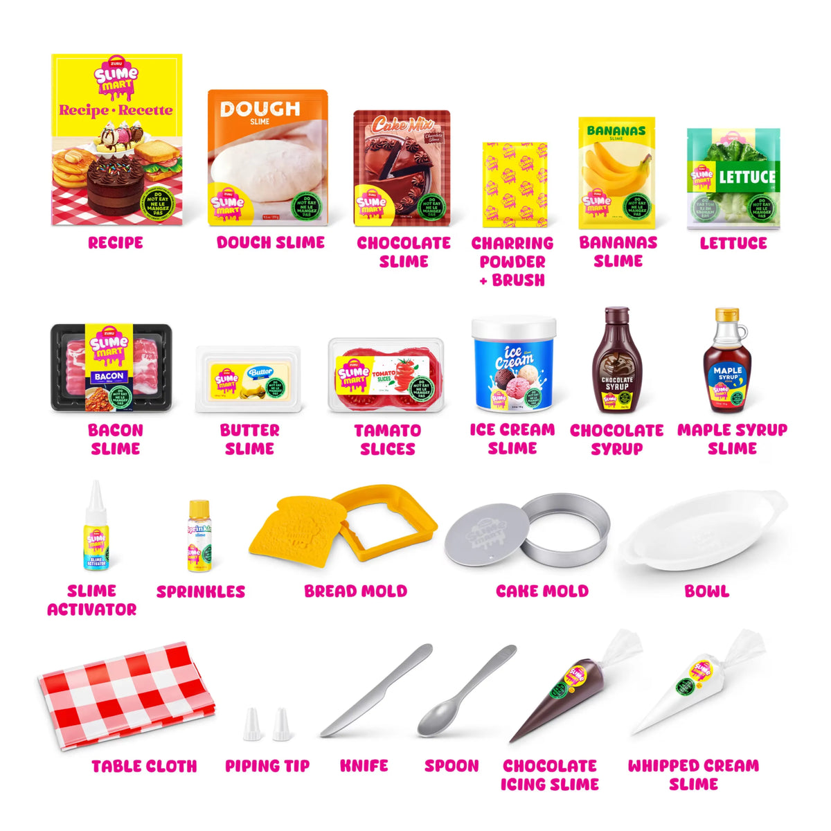 ZURU Slime Mart Make Your Own Realistic Slime Food Deluxe Shopping Cart Playset