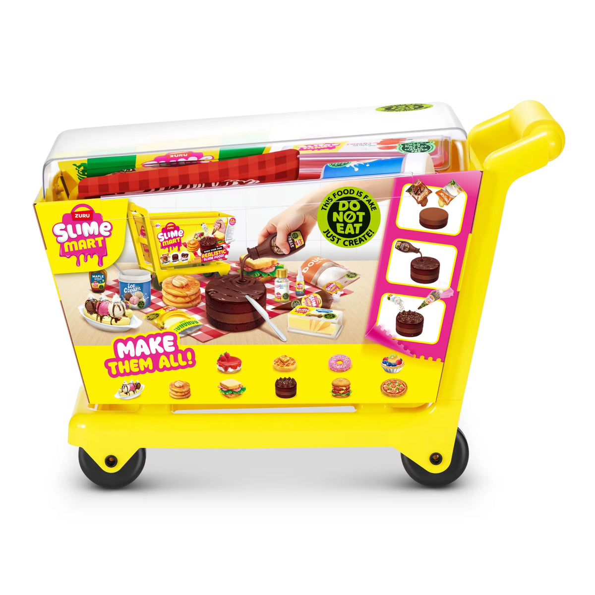 ZURU Slime Mart Make Your Own Realistic Slime Food Deluxe Shopping Cart Playset